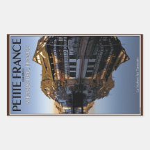 Strasbourg - Ill River Reflections Rectangular Sticker
