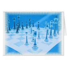 Strategic Chess Play Greeting Card