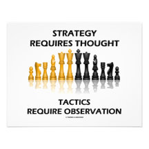 Strategy Requires Thought Tactics Observation Invitation