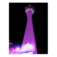 Stratosphere in Purple Postcard