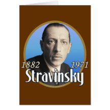Stravinsky Carte De Vœux