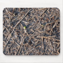 Straw Hay Background Texture Mousepads