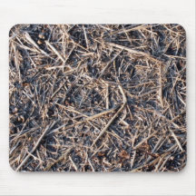 Straw Hay Farm Texture Mouse Pads