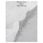 Straw umbrella letterhead; sketched