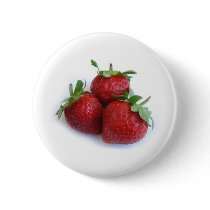 Strawberries Pinback Buttons