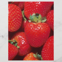 Strawberries Close-Up Full Colour Flyer