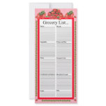 Strawberries Design Grocery List rack cards