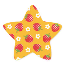 Strawberries & Flowers Sticker
