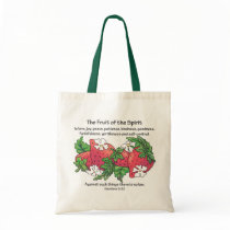 Strawberries, Fruit, Inspirational Canvas Bags