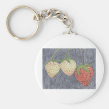 Strawberries Key Chain
