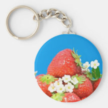 Strawberries Keychain