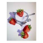 Strawberries n' Sugar Postcard
