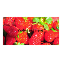 Strawberries Photo Card