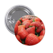 Strawberries Pinback Buttons