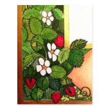 Strawberries Post Card