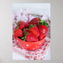 Strawberries Poster