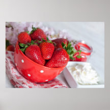 Strawberries Poster