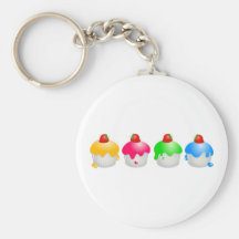 Strawberry Buns Key Chains