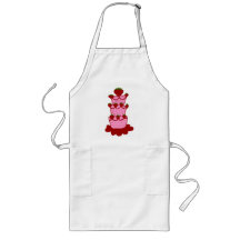 Strawberry cake apron