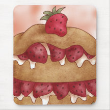 Strawberry Cake Mousepad Yum!