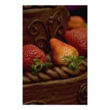 Strawberry Chocolate Cake Stationery