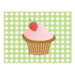 Strawberry Chocolate Cupcake Postcards