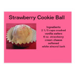 Strawberry Cookie Balls Postcard