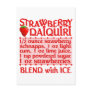 Strawberry Daiquiri postcard