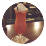 Strawberry Daiquiri Round Sticker