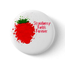 Strawberry Fields Pinback Button