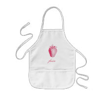 Strawberry (Fraise) Kids Apron
