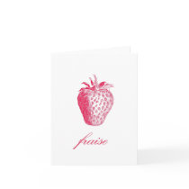 Strawberry (Fraise) Notecards