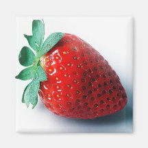 strawberry fridge magnet