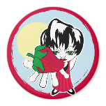 strawberry girl forever magnet