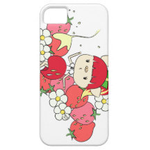 Strawberry Girl iPhone 5 Case