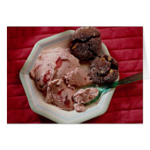 Strawberry ice cream cards