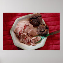 Strawberry ice cream posters