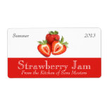 Strawberry Jam Canning Labels labels