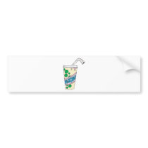strawberry milkshake bumper stickers