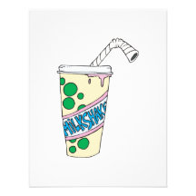 strawberry milkshake custom invite