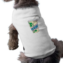 strawberry milkshake dog t-shirt