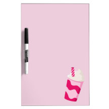 Strawberry Milkshake Dry-Erase Whiteboard