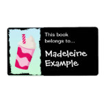 Strawberry Milkshake Shipping Labels