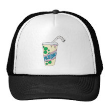 strawberry milkshake trucker hat