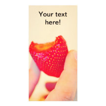 Strawberry Photo Greeting Card