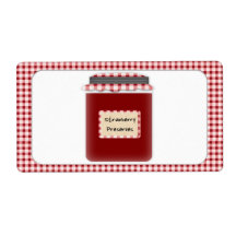 Strawberry Preserves Label