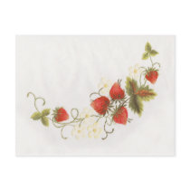 Strawberry set postcard