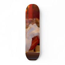 Strawberry Shortcake With Whipcream Custom Skateboard