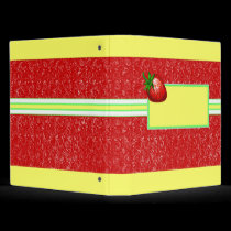Strawberry Swirl binders