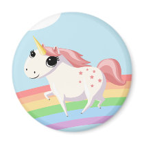 Strawberry the Unicorn Magnet